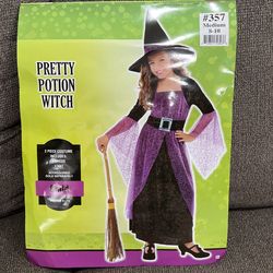 2 Piece Pretty Potion Witch Costume
