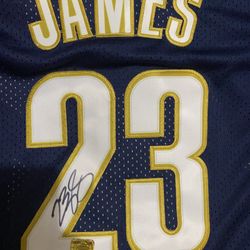 Lebron James Signed Jersey Autograph Cleveland Cavs 