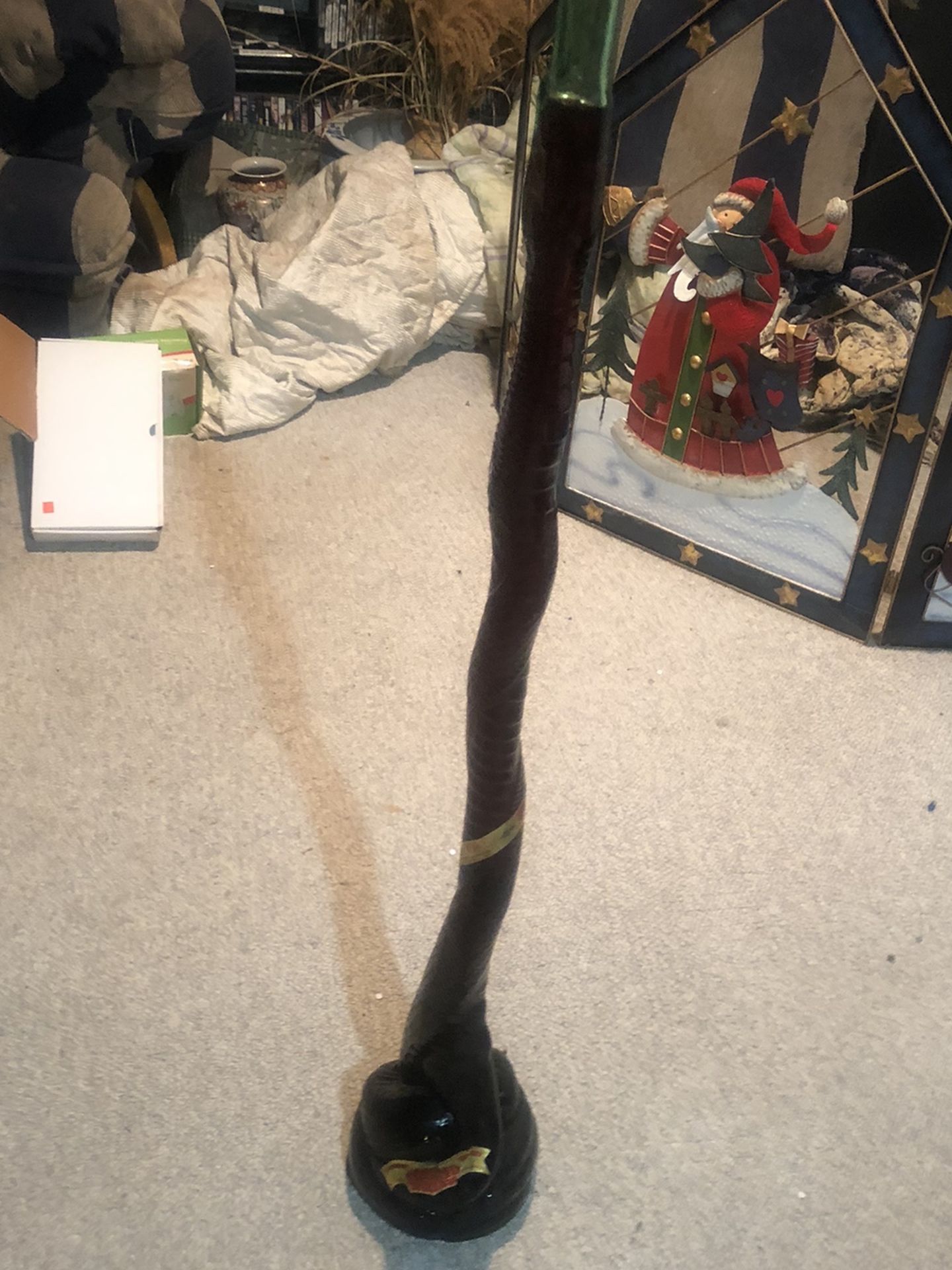 Full Antique Wine Bottle From Italy
