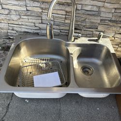 Kitchen Sink & Faucet $75 OBO