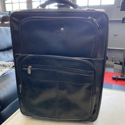 Montblanc Travel Carryon Leather Bag