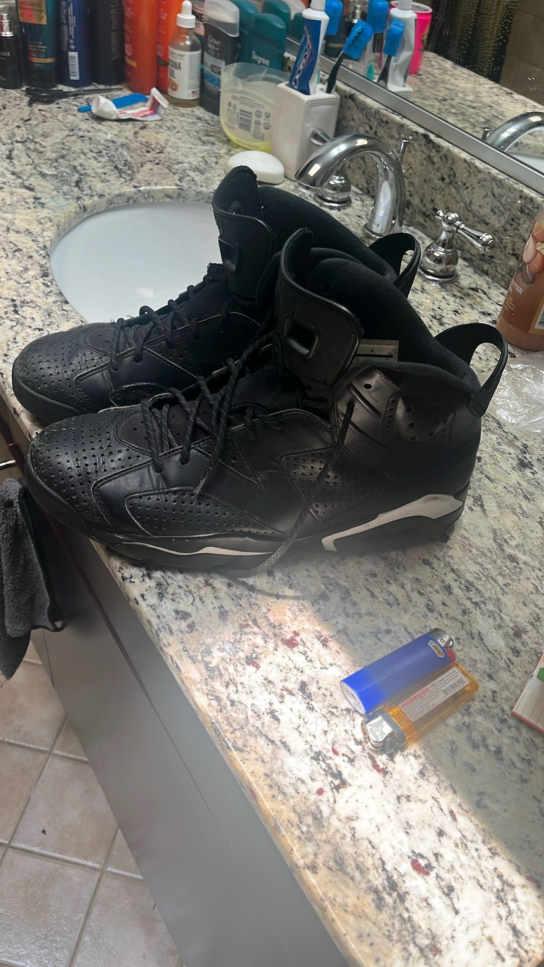 Jordan Retro 6 Black Size(12)men