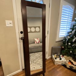 Mirror Jewelry Armoire