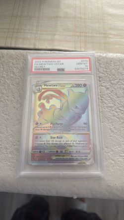 The Pokémon Company 2022 Mewtwo VSTAR 079/078 Secret Rare Full Art Holo PSA 10