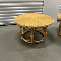 Bamboo Rattan Table From World Market 