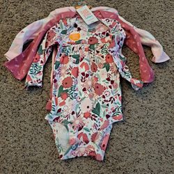 12 Month Long Sleeve Onesies
