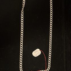 .925 Sterling Silver Necklace 22inch