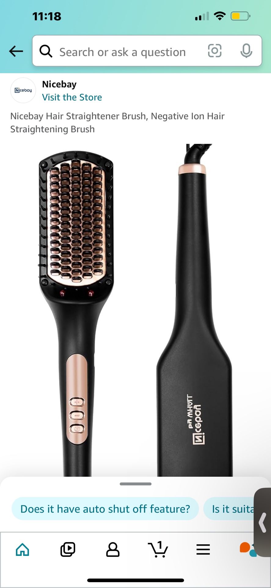Nicebay Hair Straightener