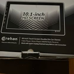 COREHAN 10 Inch Touch Screen Double Din Car Stereo