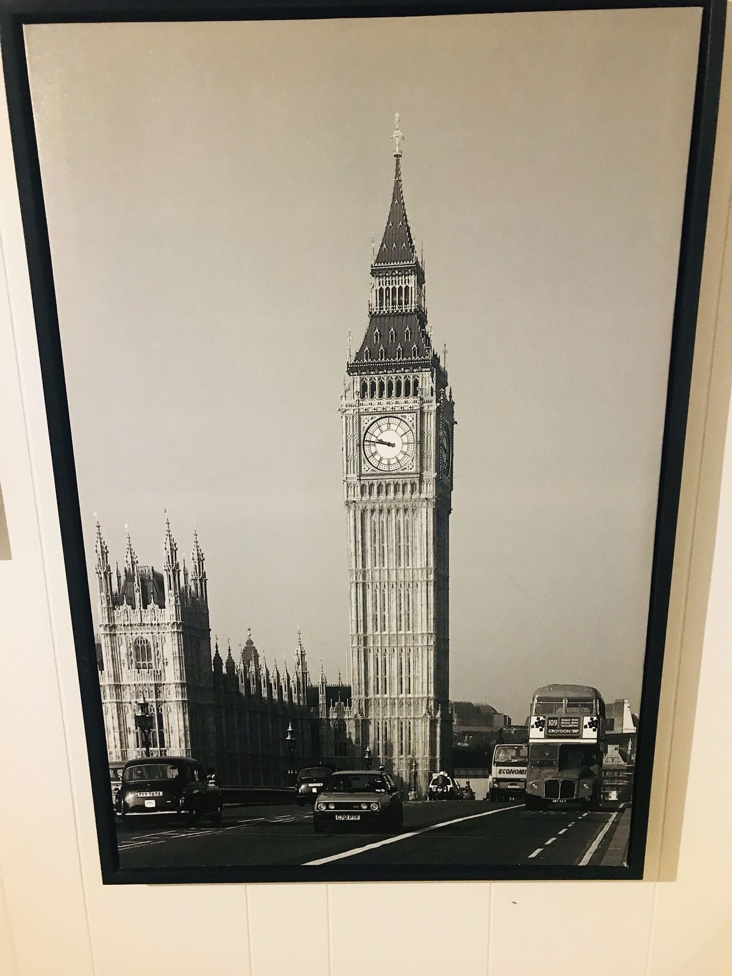 Beautiful London Big Ben Framed Canvas Art 3ft x 2ft
