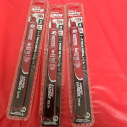 DIABLO 9 in. 8 TPI AMPED Steel Demon Carbide Teeth Reciprocating Saw Blades for Thick Metal