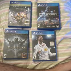 I Have 4 PS4 Games