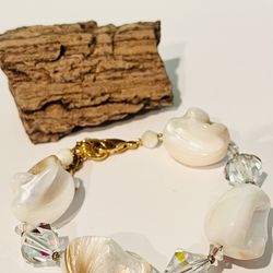 Dabby Reid Gold Tone Pearl Bracelet