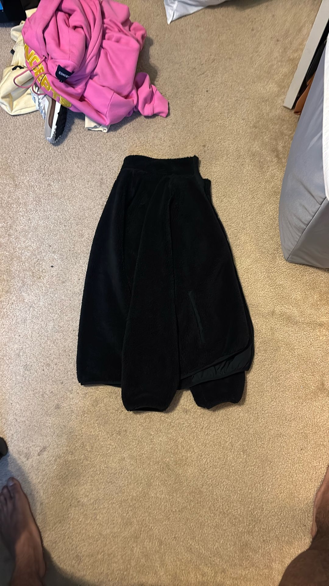 Goofellow Black Fur Jacket 