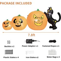 Halloween Inflatable Pumpkin 🎃 🐈‍⬛ 