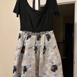 Silver and Gold Party Dress