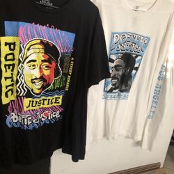 Tupac Hip Hop Shirts Xxl 2xl New Nwt 