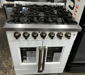 Forno 30in French Door Dual Fuel Stove 6 Months Warranty 