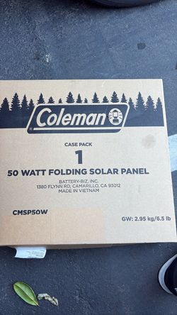Coleman 50W Solar Panel