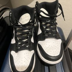 Nike Dunk High Retro "Panda" sneakers Size 12 Mens