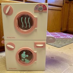 Bitty Baby Washer/Dryer, Crib, Changing Table