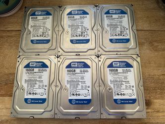 6 Hard Drives for $30