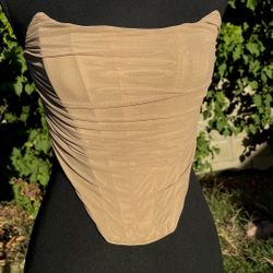 Taupe Corset Top