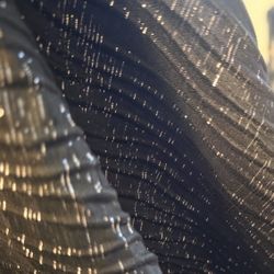 Thalia Sodi Black Metallic Shower Curtain 70" x 72"