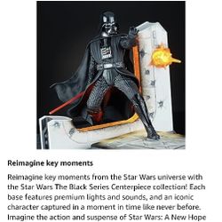 STAR WARS Black Series Darth Vader Table Centerpiece