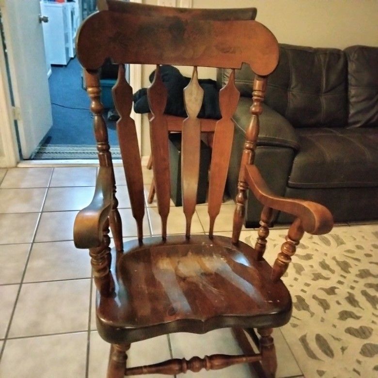 rocking chair solid wood 