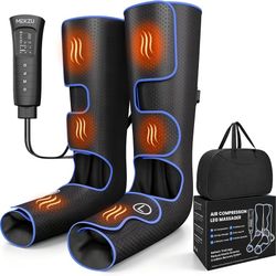 Brand NEW in box Leg Massager with Heat, Air Compression & Vibration – Foot & Calf Massage Boots