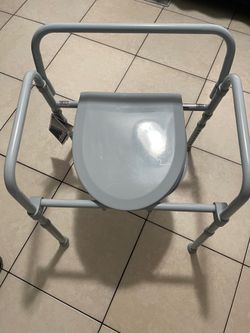 Drive Medical Steel Folding Bedside Commode