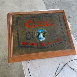 Coors Beer Sign