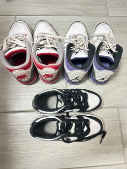 Jordan shoes and Nike dunks