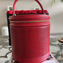 Louis Vuitton Red Cannes Vanity Bag 