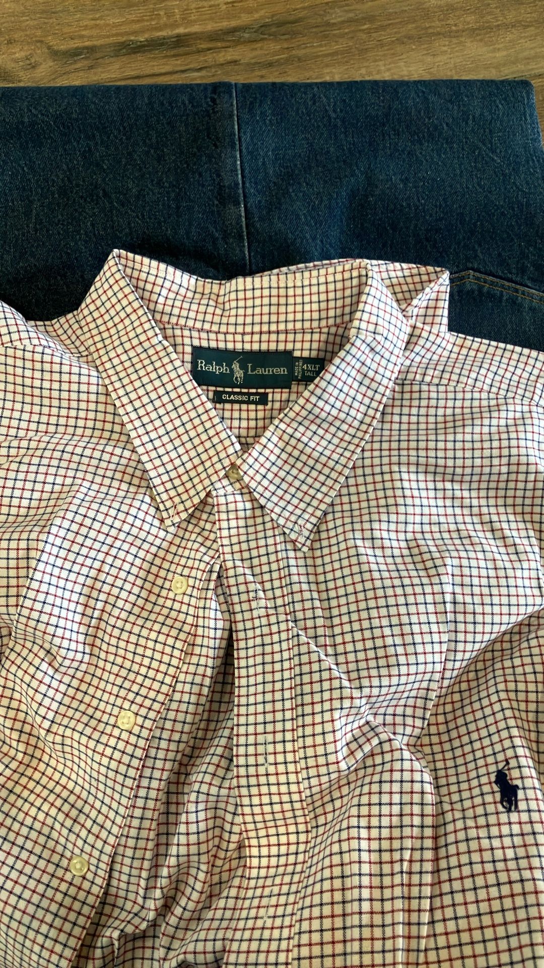 Dress Shirt And Jeans