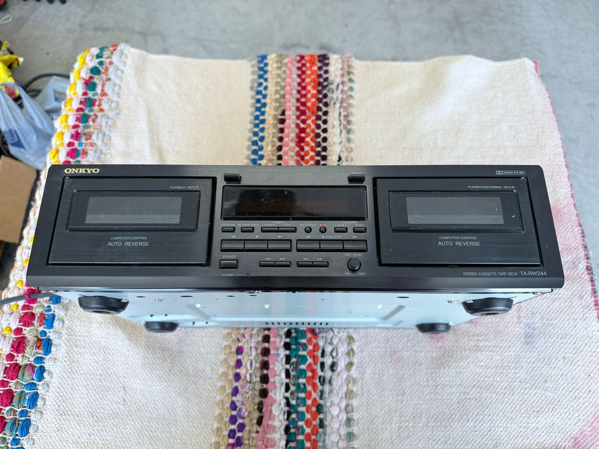 Onkyo TA-RW244 Dual auto-reverse cassette deck