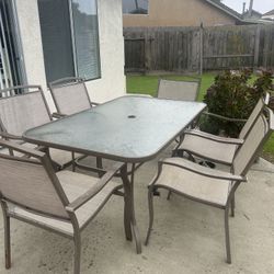 Patio Table With 6 Chairs