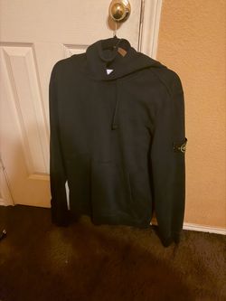 Stone island hoodie black size XL