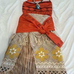 Moana Costume With necklace  (Halloween)