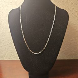 Silver Figaro Chain