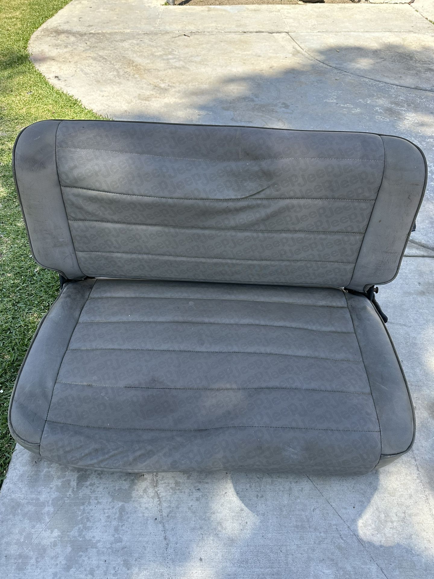 Jeep Wrangler YJ Oem Grey Rear Bench Seat 87-95