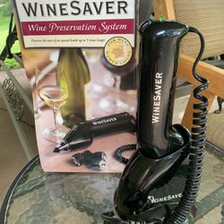Wine Saver Preservation system 