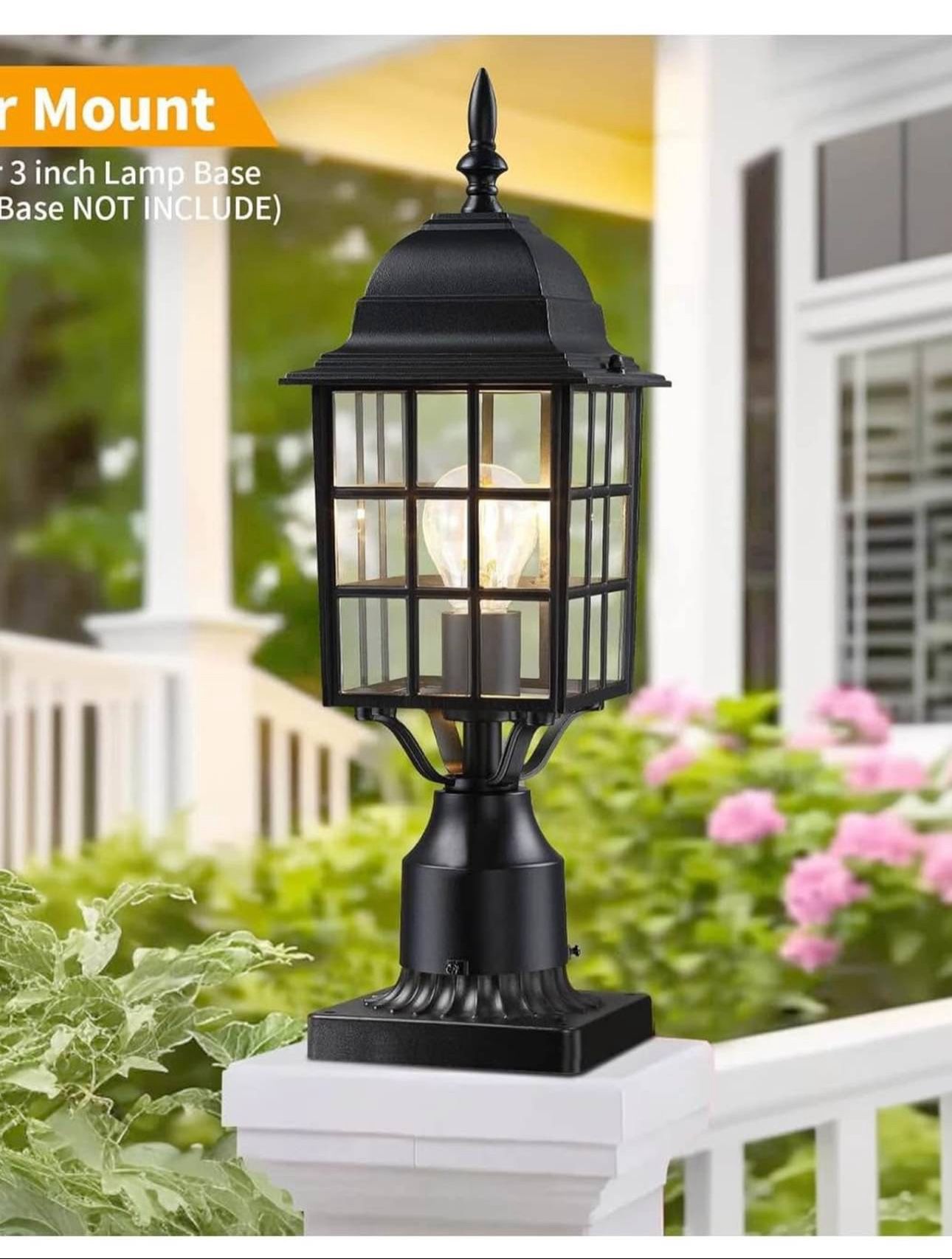 Outdoor Post Lights 2 Pack