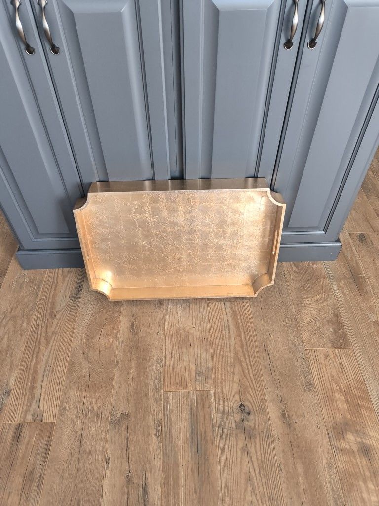 26" Long Gold Serving Tray