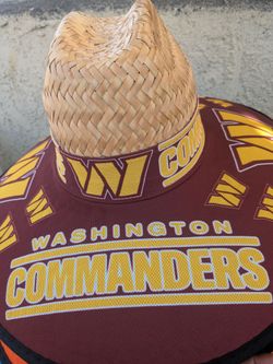 Washington Commanders Straw Hat