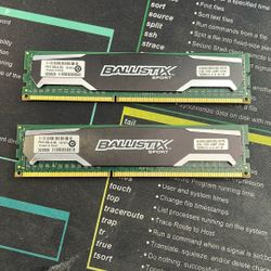 Crucial Ballistix  Sport Gaming  RAM 