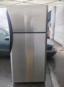 None Top Mount Stainless Refrigerator
