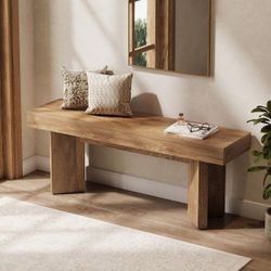 Entryway Bench, Dinning Bench, Farmhouse Long Bench