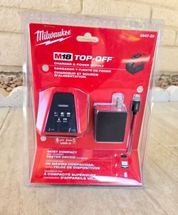 Milwaukee M18 Top Off Charger and Power Supply